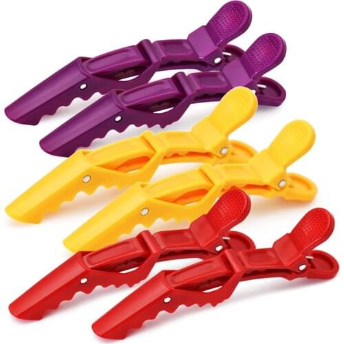 6PCS/Lot Hair Clips for Styling Sectioning Hairdressing Clamps Claw Alligator Hair Clip For Salon Home Hair Styling Accessories