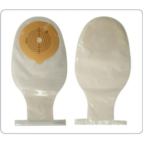 10 pcs One-piece artificial anus ostomy bag disposable anal bag adhesive stool bag 15-60mm