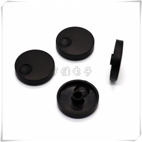 5 Pieces Plastic Disc type Adjustment Knob Diameter 31.5mm Height 8mm Plastic Knob Cap D Axis Inner Hole 6mm