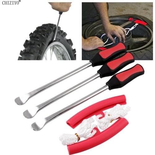 5PCS/Pack Rim Protective Case Lever Tools Dismounting Mounting Tire Kit Tyre Spoon Car Tire Change Tool Set For Car Motorcycle