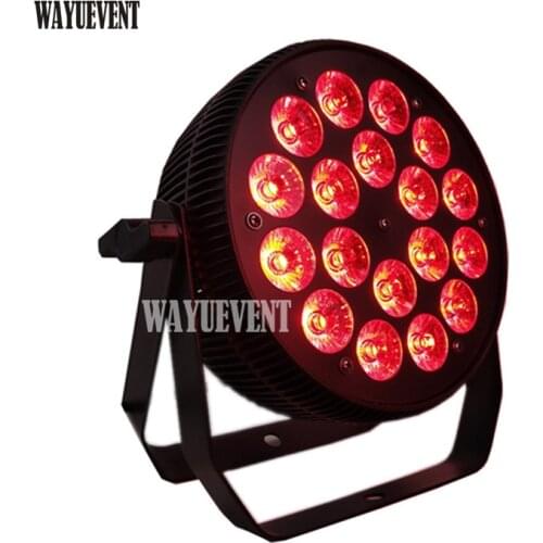 8pcs / lot LED Wireless DMX Par Light 18x12W RGBW 4IN1 WIFI Control Par Can Wedding DJ Uplight