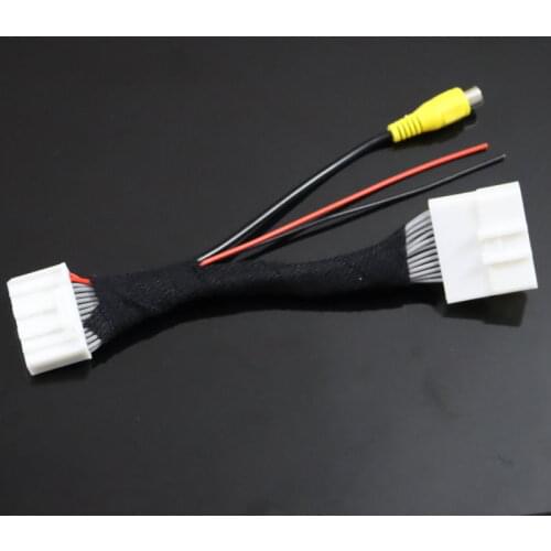 Car Rear View Camera Adapter Connector OEM Screen 28 pins For Mazda 2 3 6 CX-5 Demio Axela Roadster MX-5 Miata Fiat 124 Spider