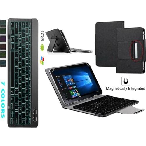 Keyboard Cover ForApple IPad 9.7 2017 2018 5th 6th Pro 9.7 Air 1 Air 2 Tablet Bluetooth Light LED Backlit Keyboard Case + Pen