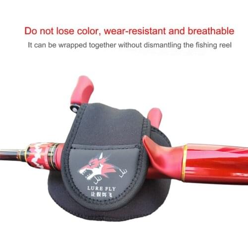 Fishing Reel Case Baitcasting Reel Soft Protective Case Cover Storage Pouch Holder For Bait Casting Reel Fishing Equipment