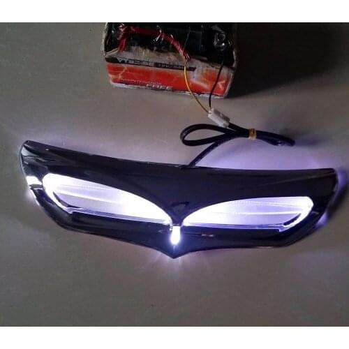 Black LED Motorcycle Faring Vent Trim For Harley Electra Glide Ultra Classic Limited Low Road Special King Street FL