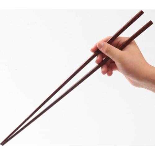 Wooden Long Chopsticks 42CM Fried Food Noodles Clamp Wooden Chopsticks Home Kitchen Cooking Tools Free Shipping SN1072