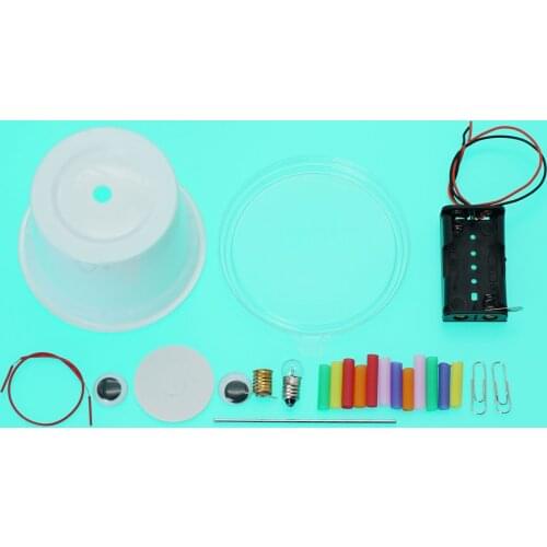 Conductor robot physics science and technology teaching aids simple circuit toys