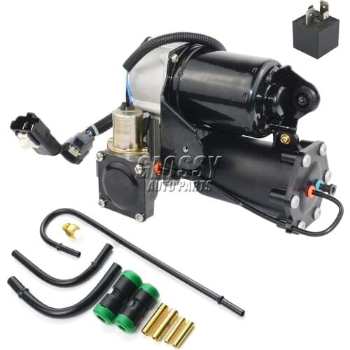 AP03 Hitachi Type Air Suspension Compressor Pump & Relay & Pipe Kit For Range Rover Sport LR023964