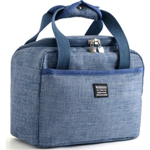 Dinner Container School Food Storage Bags Portable Lunch Bag New Thermal Insulated Lunch Box Tote Cooler Handbag Bento Pouch