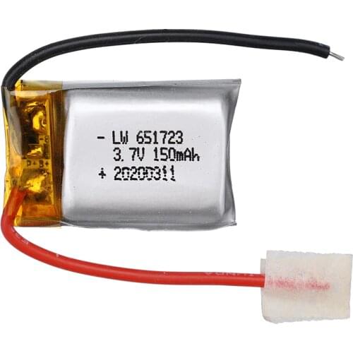 3.7V 150mAh 20C Li-po Battery For Syma S107 S107G S107-19 Skytech M3 Airplane Helicopter Drone Parts 651723 Lithium Battery
