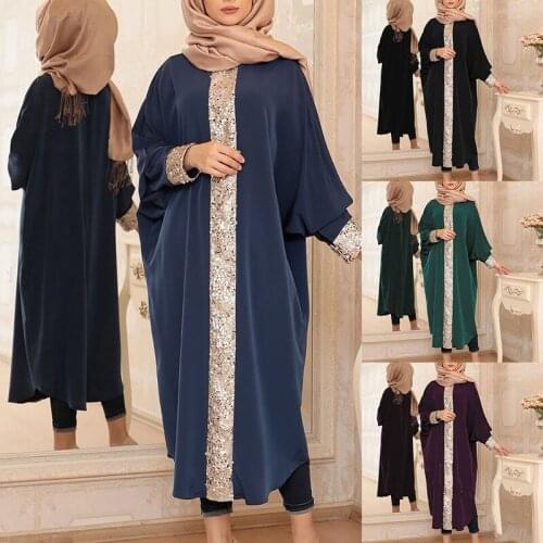 Muslim Dress Women Dubai Abaya Ruffles Fashion Full Sleeve Casual New Ladies Islamic Clothes Moroccan Kaftan Long Maxi Dresses