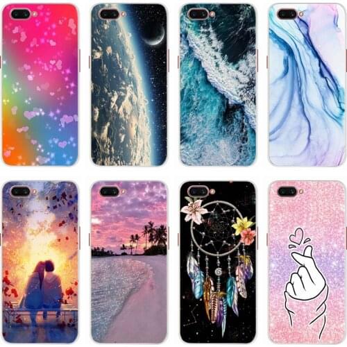 For Oppo A3s Soft silicone Case Oppo A3s A 3s CPH1803 Transparent TPU Back Cover For Oppo A5s Coque OppoA5s CPH1909 Phone Cases