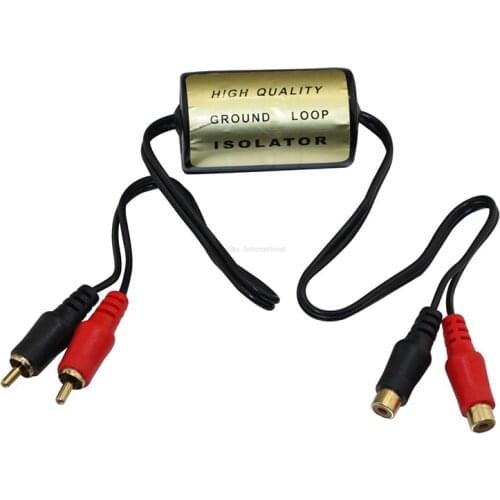 Universal RCA Male and Female Connector Noise Filter Car Music Modification Supplies AD-104 Car Accessories
