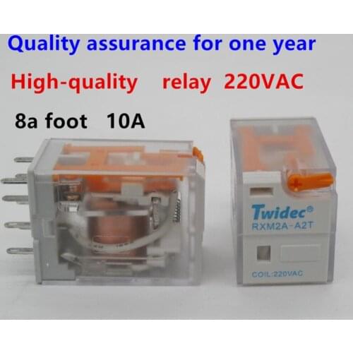 High-quality HH52P MY2NJ 10A relay 220V AC coil general purpose DPDT micro mini relay with electromagnetic relay Power Relay