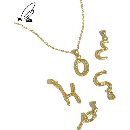 SSTEEL 925 Sterling Silver Initial A-Z Letter Design Dainty Necklaces For Women Vintage Clavicle Chain Fine 2021 Korean Jewelry
