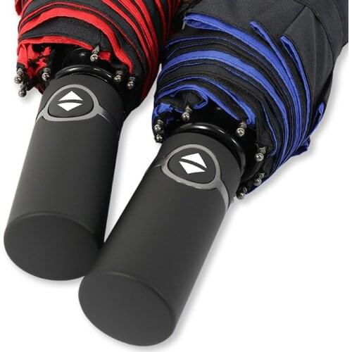 New Arrive Umbrellas Auto Open Auto Close 10 Spokes 190T Polyster For Women Gentle Duoble Camopy 23" Gift Windproof Compact