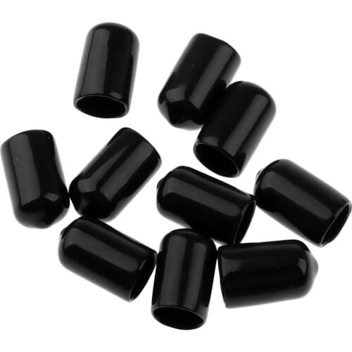 10X Billiard Pool Cue Tips Head Cover Ferrule -on Protective Case Sleeve