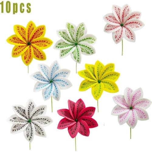 10PCS Christmas Wedding Hawaii party Summer party DIY decorations Artificial flowers Hula girls favor hair decoration flower