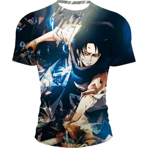 2021 Attack On Titan Anime Clothes T Shirt Manga Camisetas For Men Tops Ropa Hombre Tee Camisa Masculina Verano Koszulki Chemise