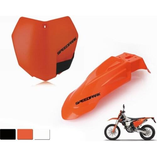 Motorcycle modified accessories number plate universal front fender for Honda Yamaha Suzuki DRZ KLX YZ KTM WR XR