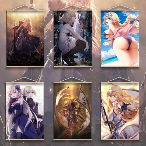 Fate Grand Order Anime Wall Poster Anime Posters Canvas Painting Wall Decor Retro Poster Wall Art Picture Room Home Decor