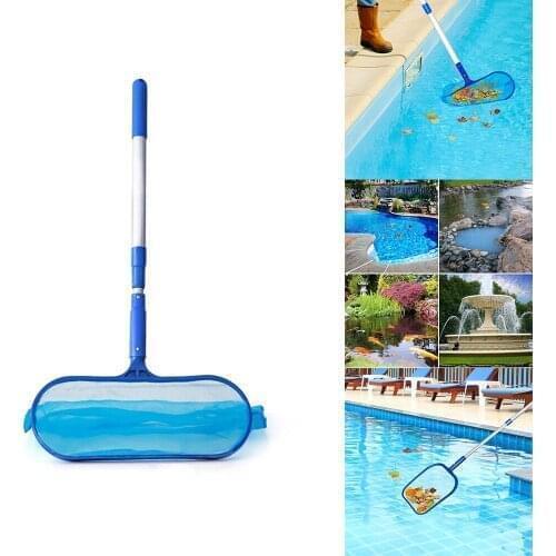 Swimming Pool Leaf Rake Mesh Leaf Skimmer Professional Deep Water Mesh Pool Skimmer Net Aquarium Cleaning Tool