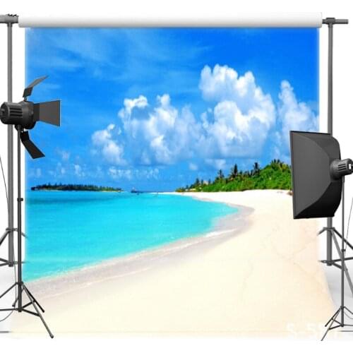 Beautiful Summer Sea Scienic Wedding Vinyl Backdrops for Photography 200*300cm Photo Background for Photo Studio Fotografia