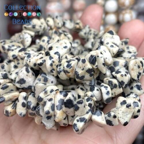 Natural Irregular Dalmation Jasper Loose Spacer Round Beads For Jewelry Making DIY Bracelets Accessories Wholesale 15