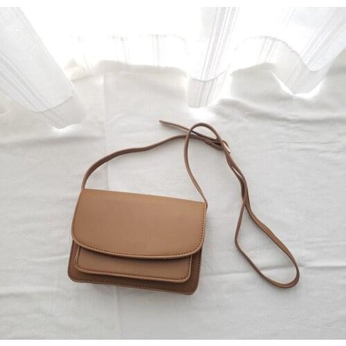 PU Leather Small Casual Shoulder Bags for Women 2021 New Messenger Bags Girls Brief Crossbody Bags Luxury Purses and Handbags