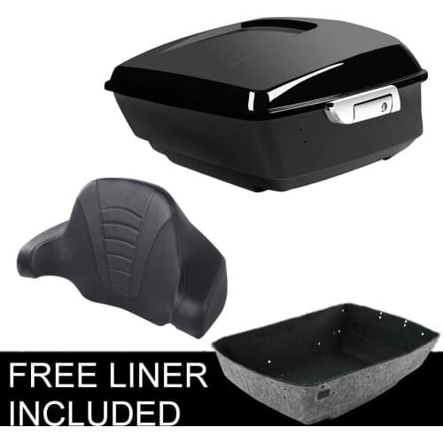 Motorcycle King Pack Trunk Backrest For Harley Tour Pak Touring Electra Glide Road King Street Glide 2014-2020