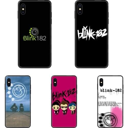 For Xiaomi Redmi Note 4 5 5A 6 7 8 8T 9 9S Pro Max Kids Blink 182 Song Black Soft TPU Cartoon Pattern Phone Case