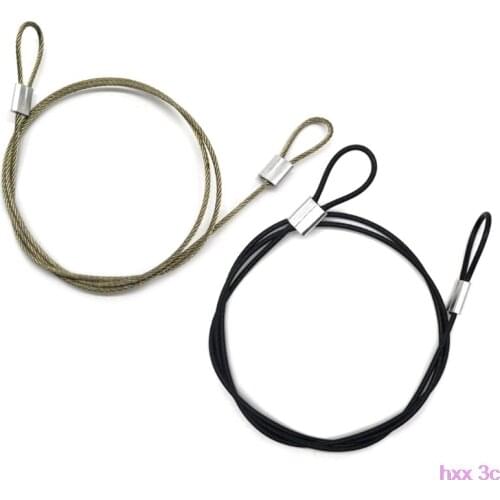 New Safety Strap Stainless Steel Tether Lanyard Wrist Hand 60cm For GoPro Camera New