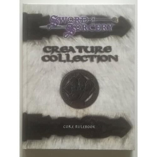 Role play, CREATURE COLLECTION CORE RULE BOOK, ED. WHITE WOLFS, MONSTERS COMPENDIUM, year 2010, D & D, in ORIGINAL English