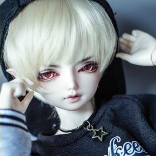 1/4 scale nude BJD doll elf ears boy BJD/SD Resin figure doll DIY Model Toy gift.Not included Clothes,shoes,wig A0130Woosoo