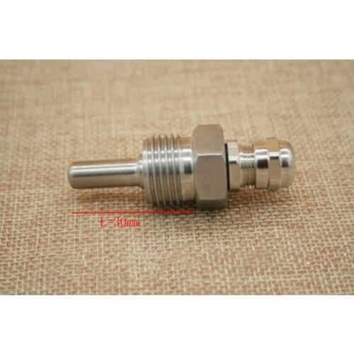 Thermowell Length 30mm thread 1/2" (DN15) stainless steel 304