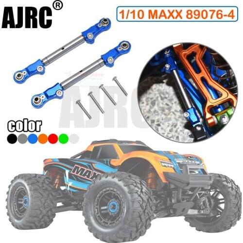Traxxas 1/10 4S MAXX MONSTER TRUCK-Clockwise / counterclockwise adjustable stainless steel front steering lever Replace #8948