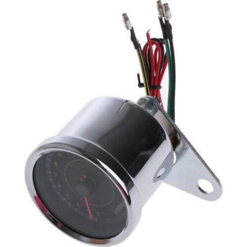 Universal LED Motorcycle Tachometer DC 12V Meter 13K RPM for honda Suzuki N0HF