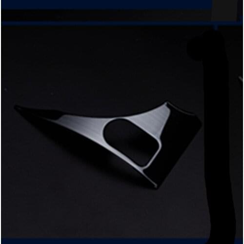 Interior Screen Brightness Adjustment Stainless Steel Decorative Trim 1pcs for Toyota Land Cruiser Prado 2700 4000 2014-2017