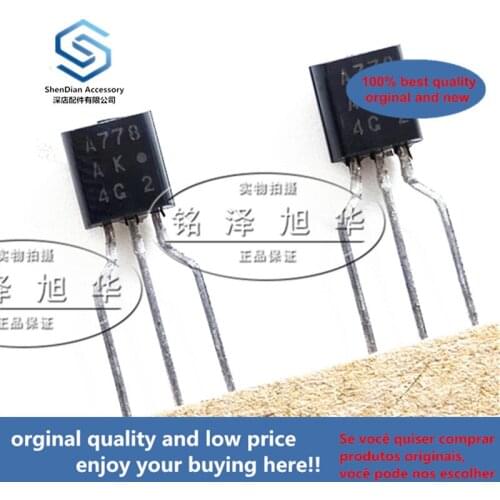 10pcs 100% orginal new best qualtiy 2SA778AK A778AK A778 TO-92 Silicon PNP Epitaxial