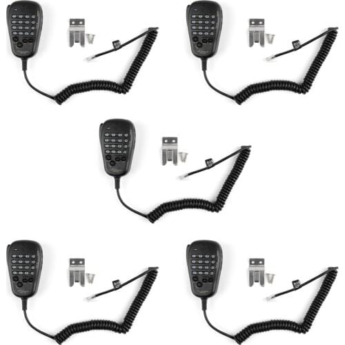 Artudatech 5Pcs DTMF MH-36 Microphone For Yaesu FT-90R FT-8000R FT-8100R FT2600M Radio