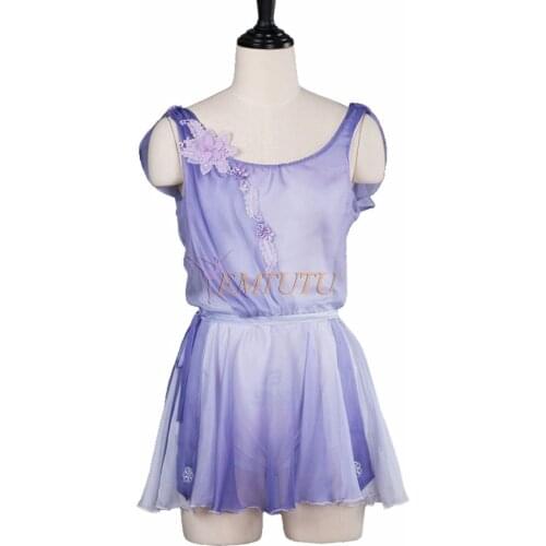 Cupid ballet Dress Professional Ballet Costume Lilac, Light purple Chiffon Ballet Stage Costume For Women Ballet Attire Clothing