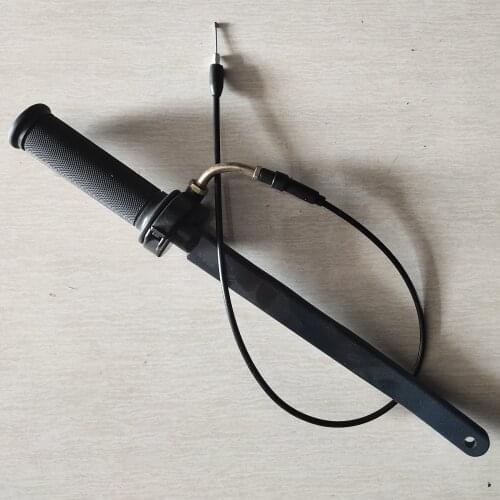 Free shipping Hangkai 2 stroke 3.5 hp marine boat engine part handle with throttle cable