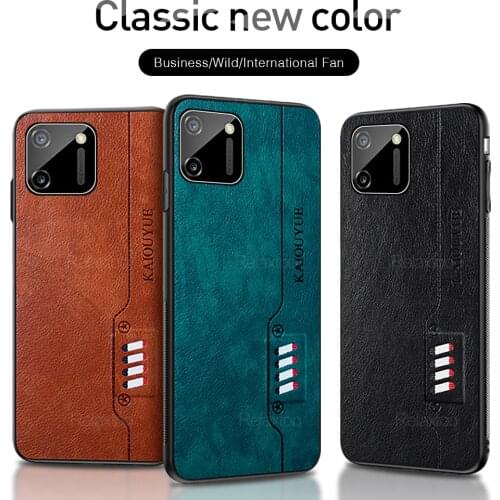 PU Luxurious Leather Case For Realmi Realm Relme Realme GT Neo 5G 2021 6.43'' Case TPU Edge Anti-fall Protector Cover realme c11
