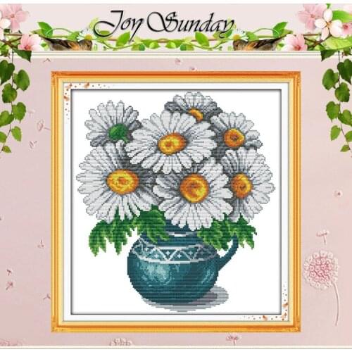 Wild chrysanthemum Counted Cross Stitch 11CT 14CT Cross Stitch Set Wholesale flower Cross-stitch Kit Embroidery Needlework