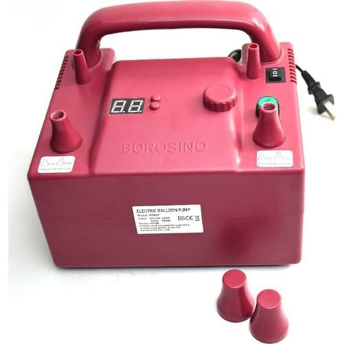 Electric Balloon Pump Air Inflator Pump Party 5 inch Round Latex Balloon Pump Balloon Inflation Machine Speed Time Controller Y