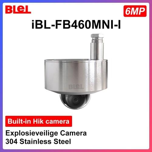 HIKVISION Explosion-proof Camera 6MP Built-in Hik camera 304 Stainless Steel Explosieveilige Support PoE Hik-Connect app IR 30m