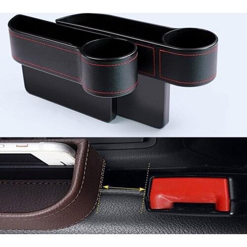 JGAUT 1 Piece Car Seat Crevice Gaps Storage Box With USB Hole Waterproof High Quality Pockets Organizers Stowing