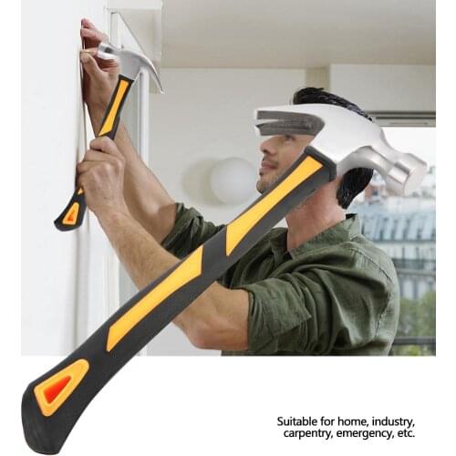 Magnetic hammer V-type hammer Claw Hammer Woodworking Nail Hammer Carbon steel Portable Joinery Home Carpentry Hand Tool