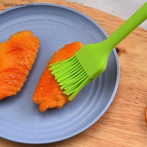 Small Silicone Brush, Barbecue Brush, Barbecue Tool, Non-slip Silicone Oil Brush, Integrated Silicone Brush, Easy To Clean