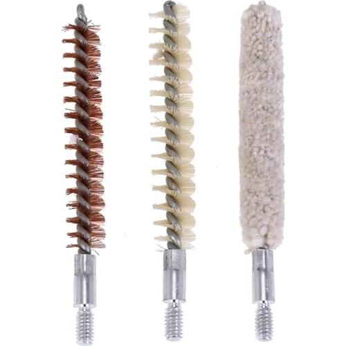 3 pcs/set 20g 7.62mm Gun cleaning kit rifle pistol cleaning brush phosphor bronze gun cleaner